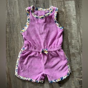 Carters terry cloth romper